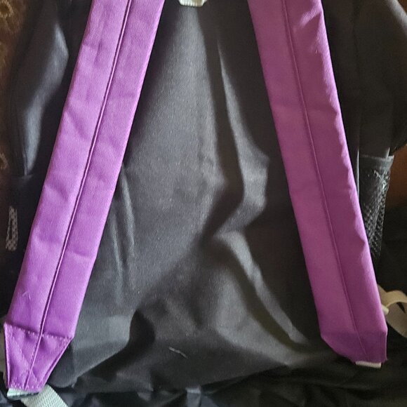 Backpack Black and Purple - Picture 2 of 3